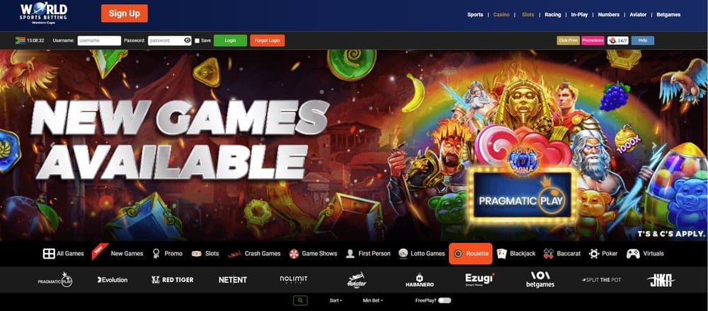 WSB casino games section