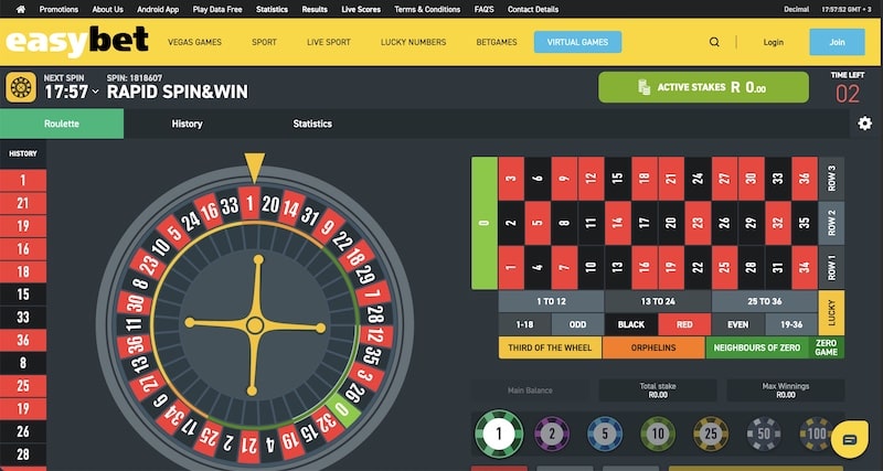 easybet roulette