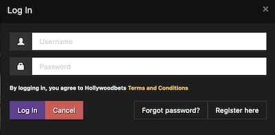 login form hollywoodbets