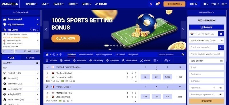 paripesa betting markets